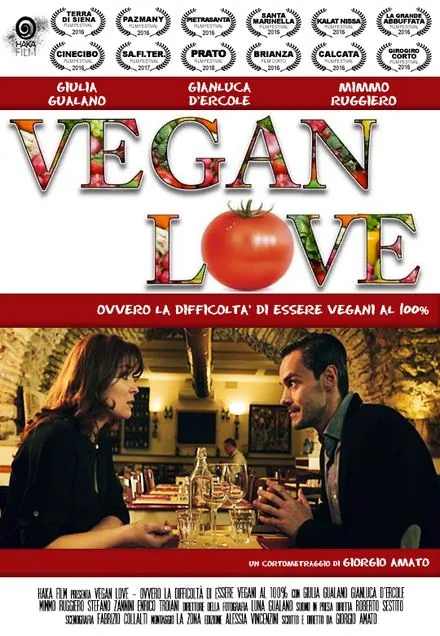 Vegan Love – poster of the short film by Giorgio Amato